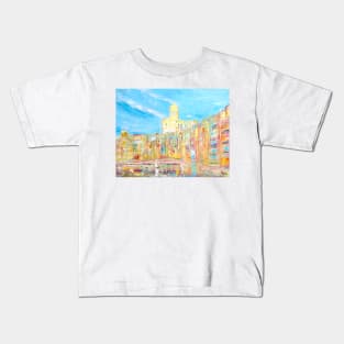 Sunny Day In Girona Kids T-Shirt